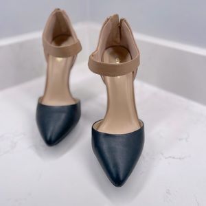 Two toned black and tan Charlotte Russe heels (size 8.5)